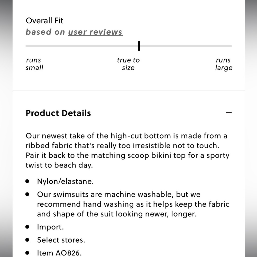 J.Crew Ribbed High Cut Swim Bottom - Picture 4 of 6